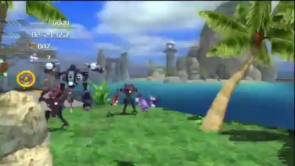 Sonic The Hedgehog - Silver - Wave Ocean : Blaze