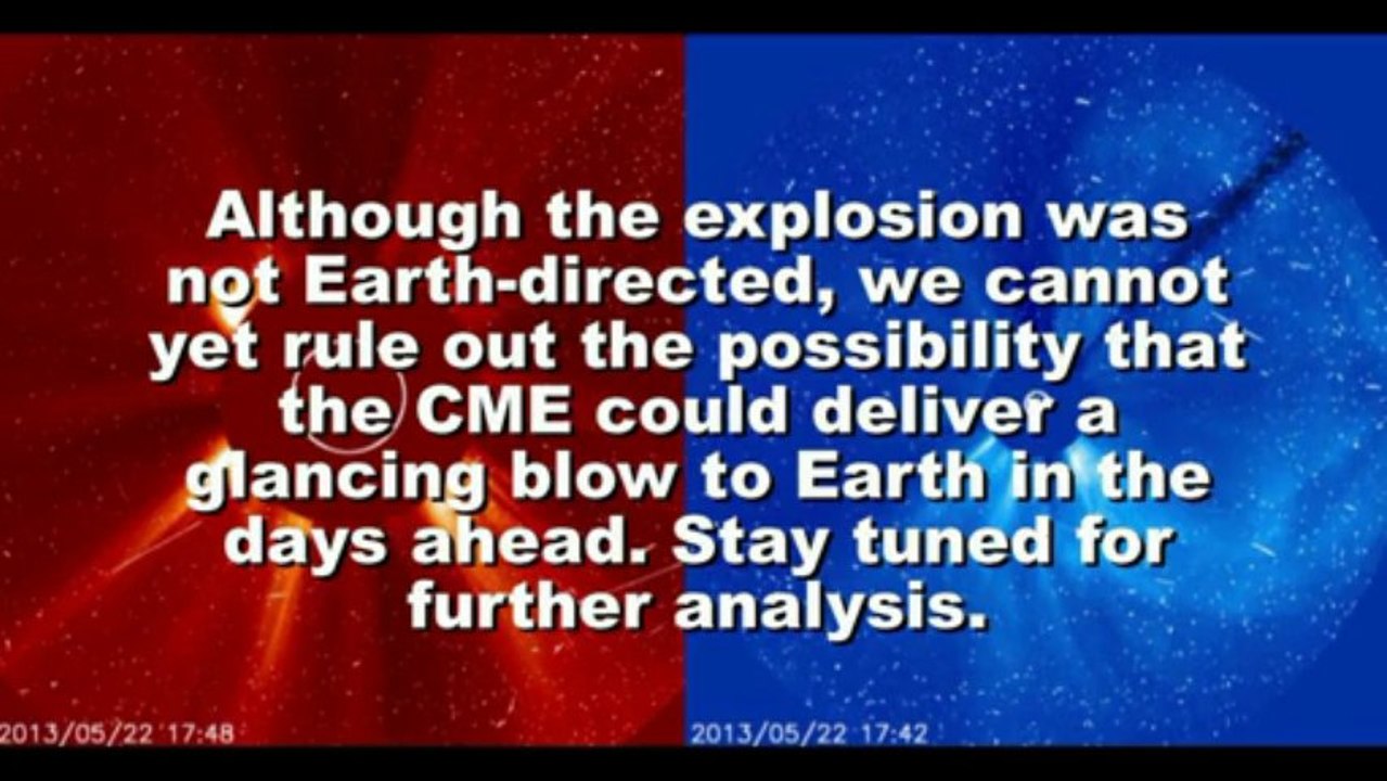 SOLAR ACTIVITY UPDATE: Powerful M5.0-Flare/Proton/CME (May 22nd, 2013).