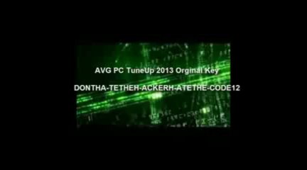 AVG PC TuneUp 2013 Orginal Key