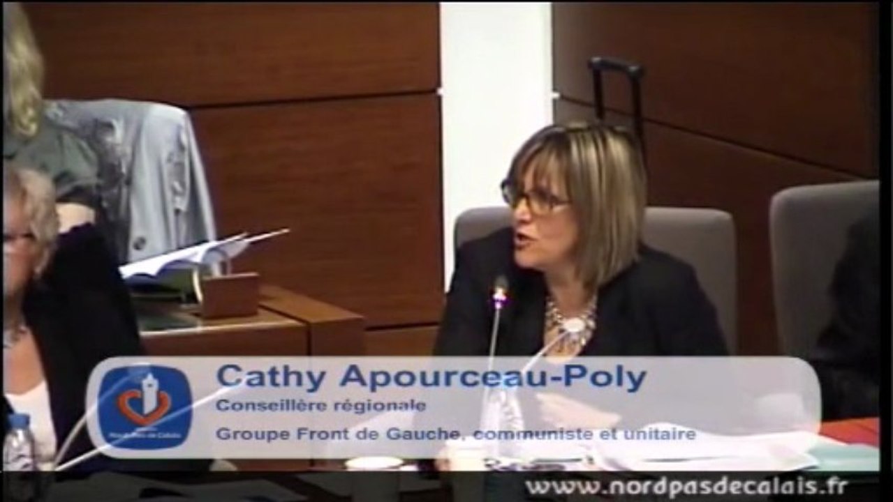 Intervention Cathy Apourceau-Poly Radio canal Sambre 16-05-13