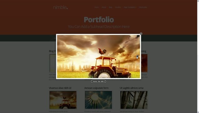 WordPress Responsive Theme Nimble