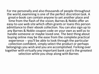 barnes and noble coupon codes