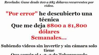 Tubeganando | Gana Dinero Subiendo Videos | Tubeganando | Gana Dinero Subiendo Videos