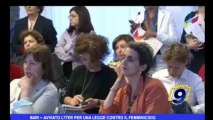 Bari | Avviato l'iter per una legge contro il femminicidio