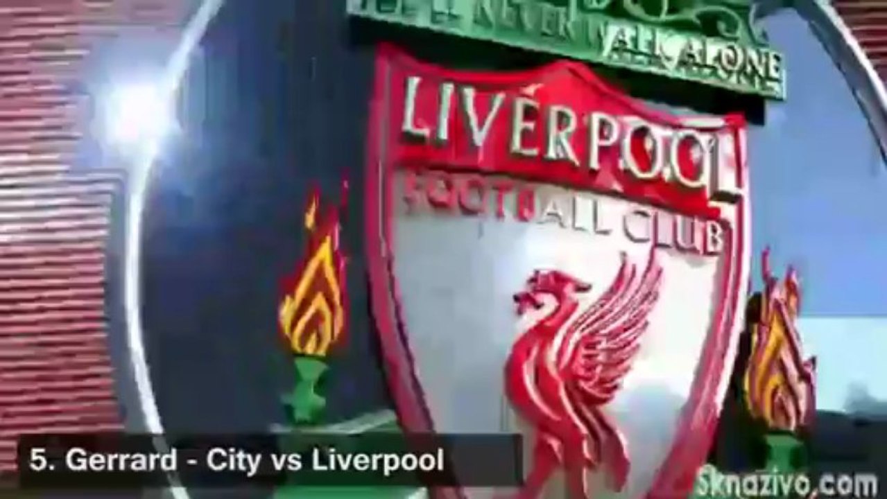 Top 10 Goals Premiere League 2012-2013