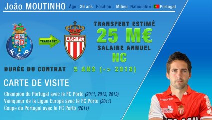 Officiel : Moutinho débarque à l'AS Monaco !