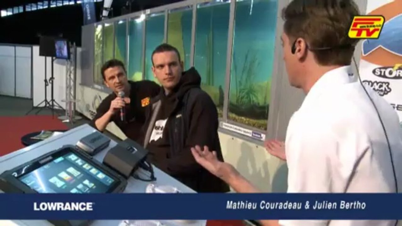 MC Technologies - Clermont 2013  Julien Bertho nous présente une nouveauté 2013 de la marque LOWRANCE HD avec un écran tactile