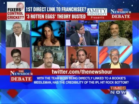 The Newshour Debate: Spot Fixing - First direct link to a franchisee ( Part 3 of 3)