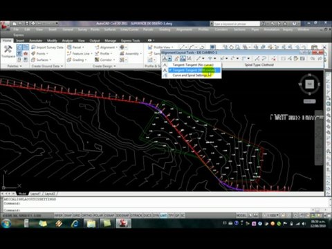 Civil 3D 2011 Tutoriales RG - 16-b CREACION DE ALINEAMIENTO