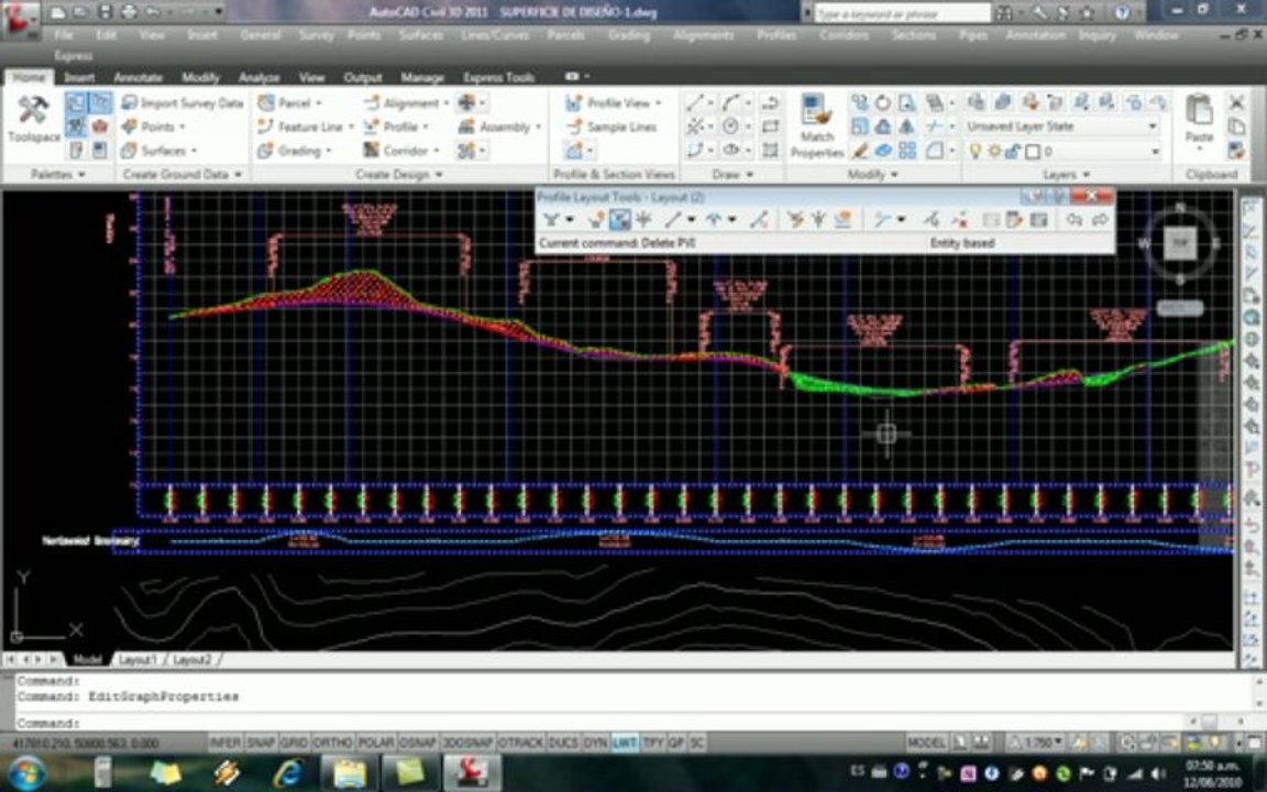 Civil 3D 2011 Tutoriales RG - 23- BANDS DE PERFILES