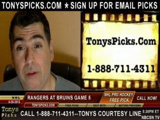 Boston Bruins vs. New York Rangers Game 5 Odds Pick Prediction Playoff Preview 5-25-2013