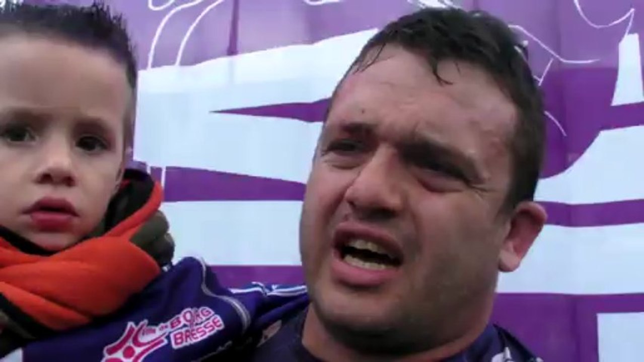 Vincent Girard réagit après la montée de l'US Bressane en Pro D2