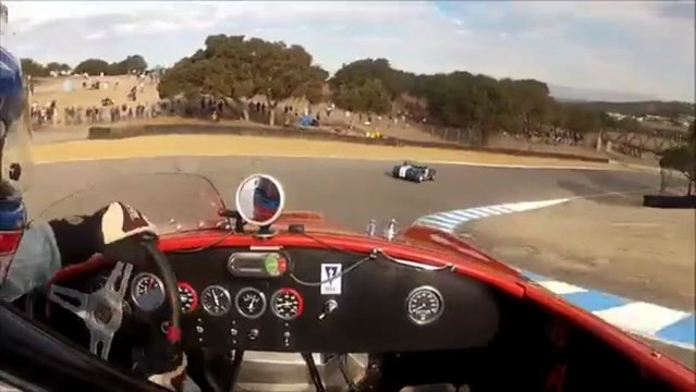 2012 Laguna Seca Monterey Motorsports Reunion Lorne Leibel 1965 Cobra #8 Bonham Race