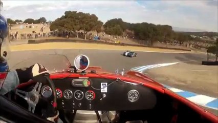 2012 Laguna Seca Monterey Motorsports Reunion Lorne Leibel 1965 Cobra #8 Bonham Race