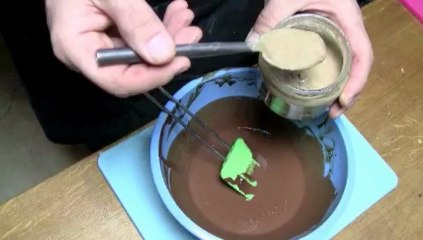 Crémeux de dattes et chocolat mousseux