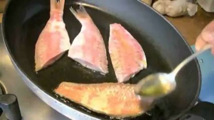 Poêlée de poivrade aux olives et rougets minute