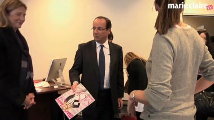 Présidentielle 2012 : François Hollande répond à Marie Claire