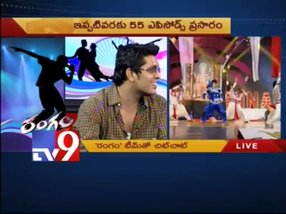 Rangam team in Tv9 Studio - Part 2