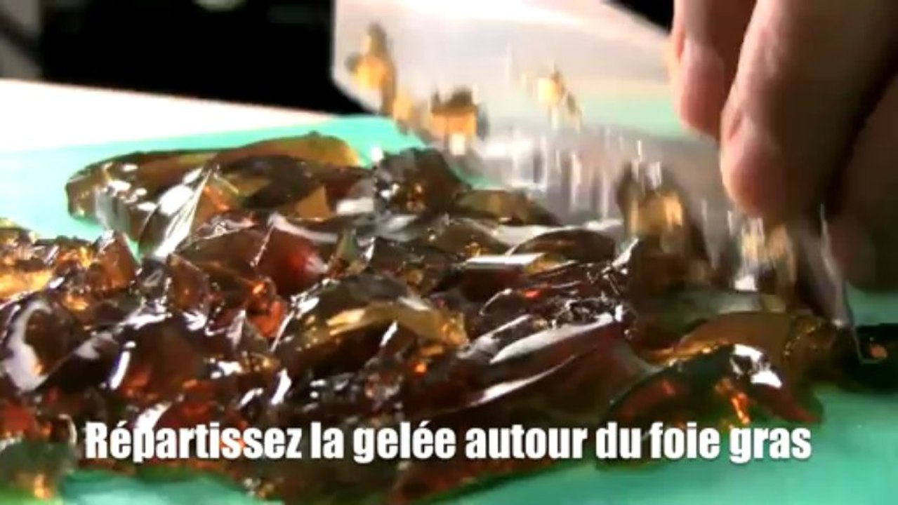 Foie gras aux épices de Noël et gelée de balsamique