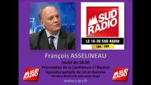 François ASSELINEAU sur Sud Radio: Législative partielle du Lot-et-Garonne