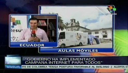 Ecuador implementa campaña "Internet para todos"