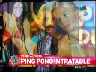 Pronto.com.ar Peter Alfonso en un ping pong imperdible