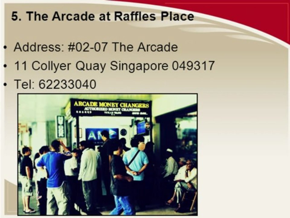 Currency Exchange in Singapore