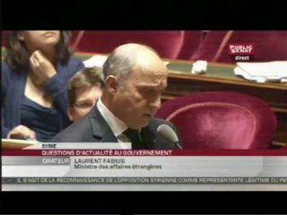 Réunion des "Amis de la Syrie " et  le retour de Fabius devant le Sénat  (23.05.2013)