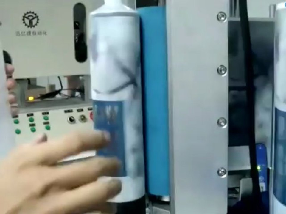 Soft Tube Labeling Machine , Semi-auto Labeling Machine for Soft Tube