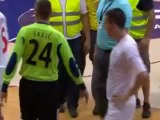 Futsal referee hit goalkeeper!! (Ekonomac - Marbo)