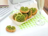 Recette en vidéo : palmiers au pesto de roquette