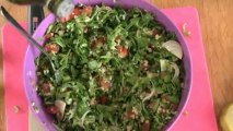 Recette en vidéo : taboulé de roquette au basilic