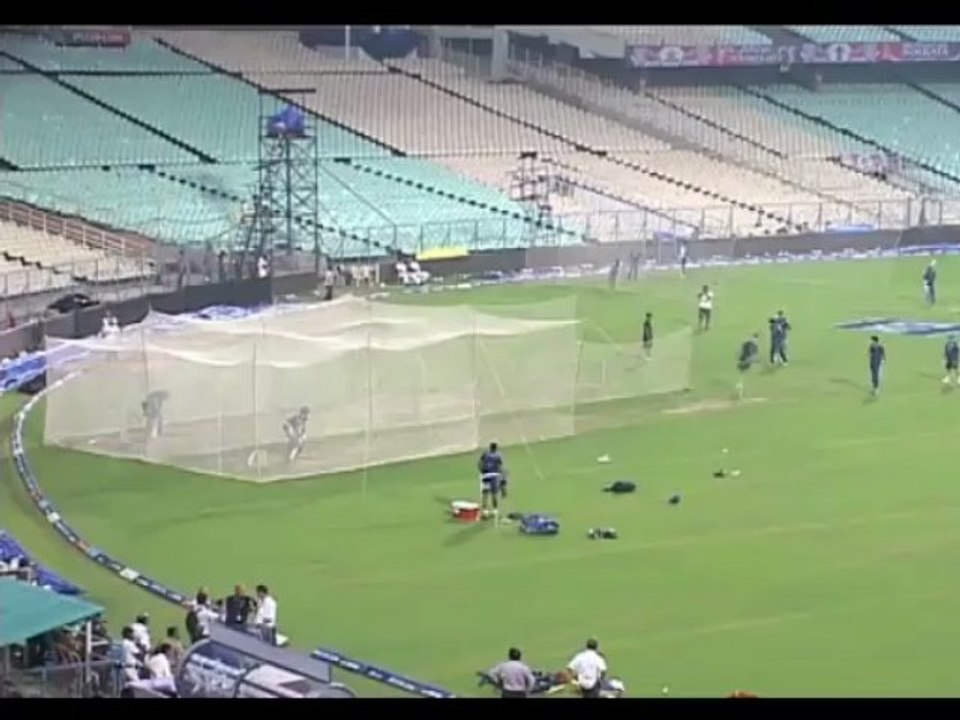 Mumbai Indians in practice session23052013