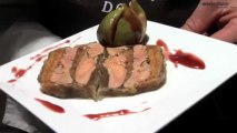 Terrine de foie gras au pain d'épices et figues rôties