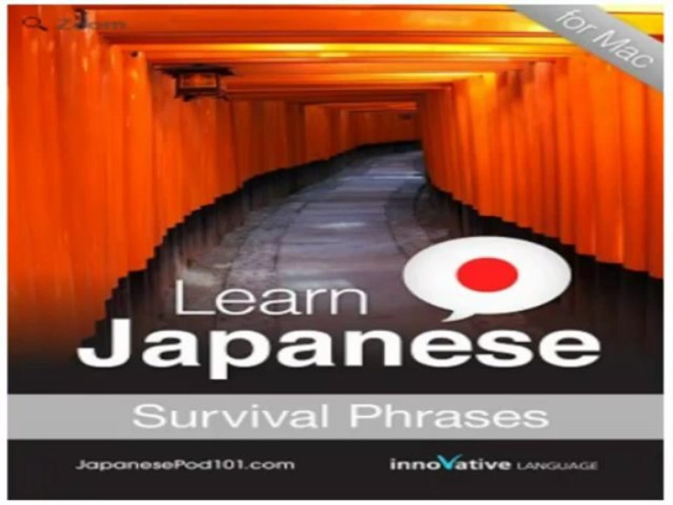 Learn Japanese Survival Phrases MacOSX