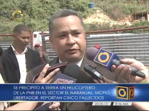 Cicpc realiza las investigaciones pertinentes en el caso del helicóptero siniestrado
