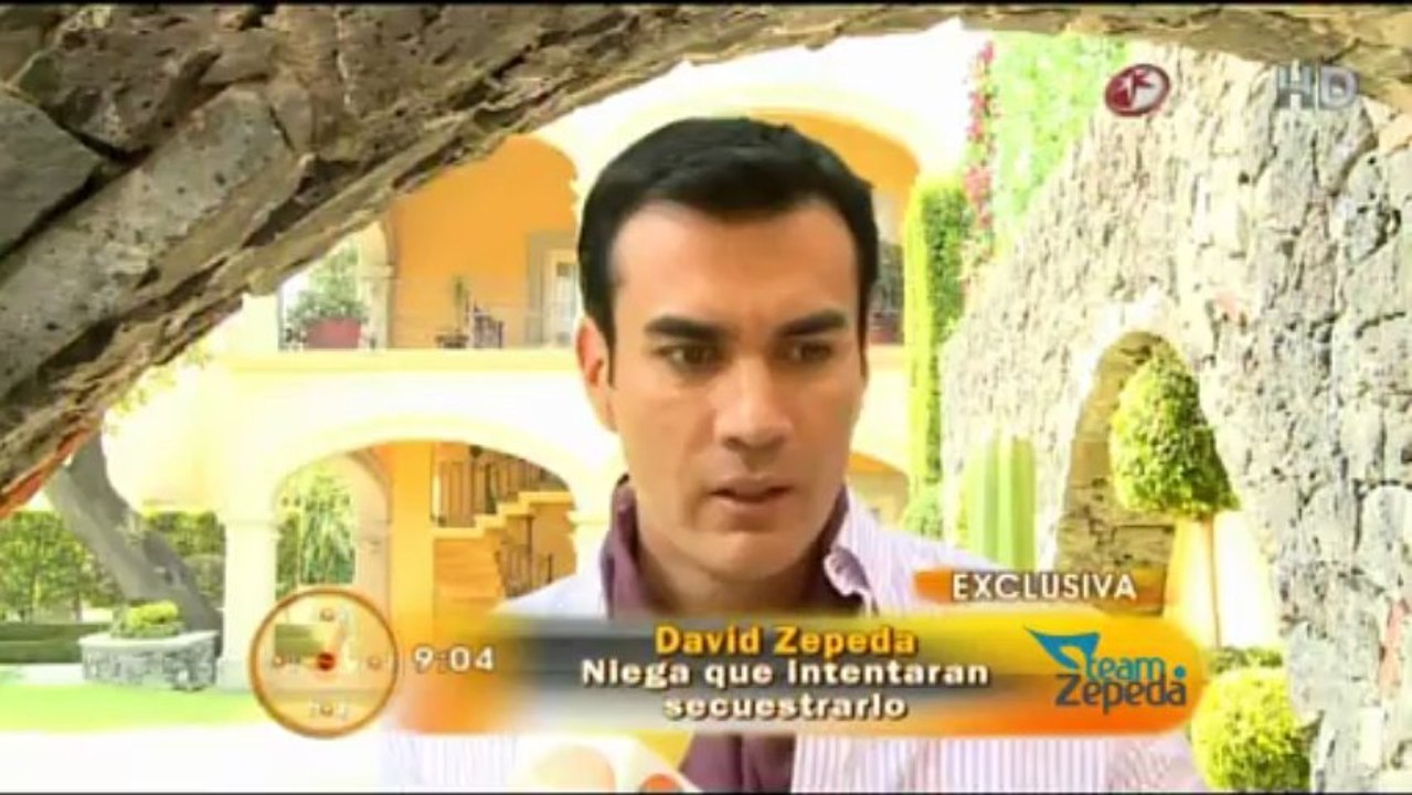 David Zepeda @davidzepeda1 aclara el rumor de intento de secuestro