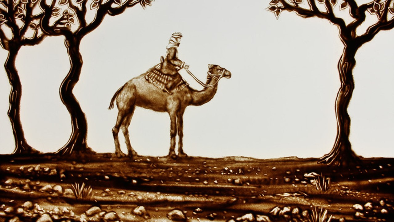 Sand Artist creation : animation for movie