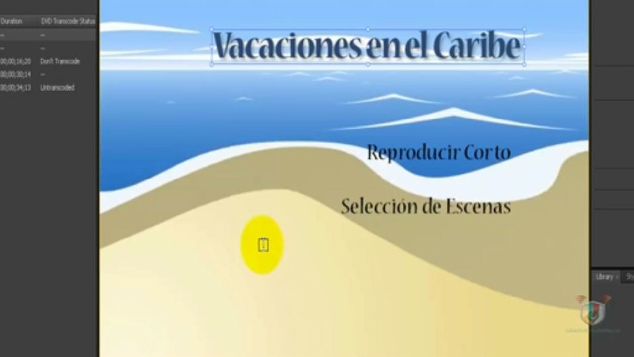 Herramientas Principales en Adobe Encore–Tutorial  Adobe Encore