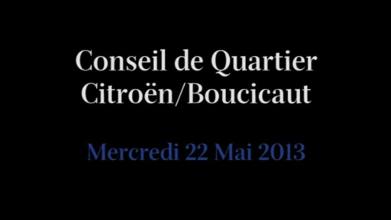 Conseil de Quartier Violet/ Commerce du Mercredi 23 Mars 2013