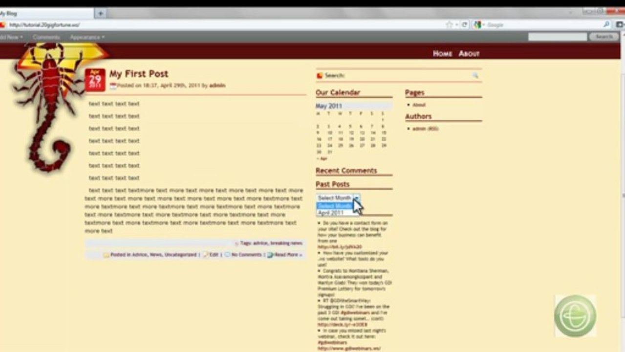 Getting Started with WordPress Part II