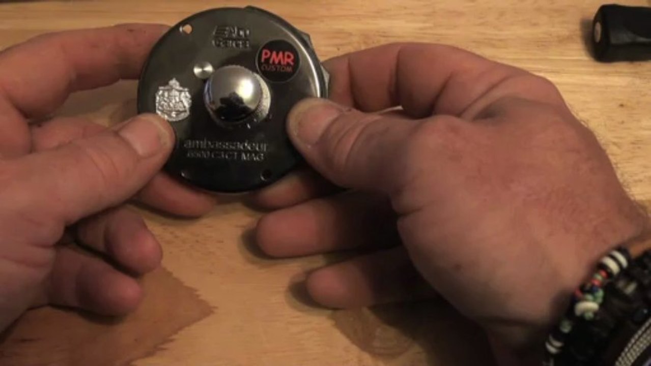 Abu 5500 & 6500 PMR bespoke custom center magged side plate - Les