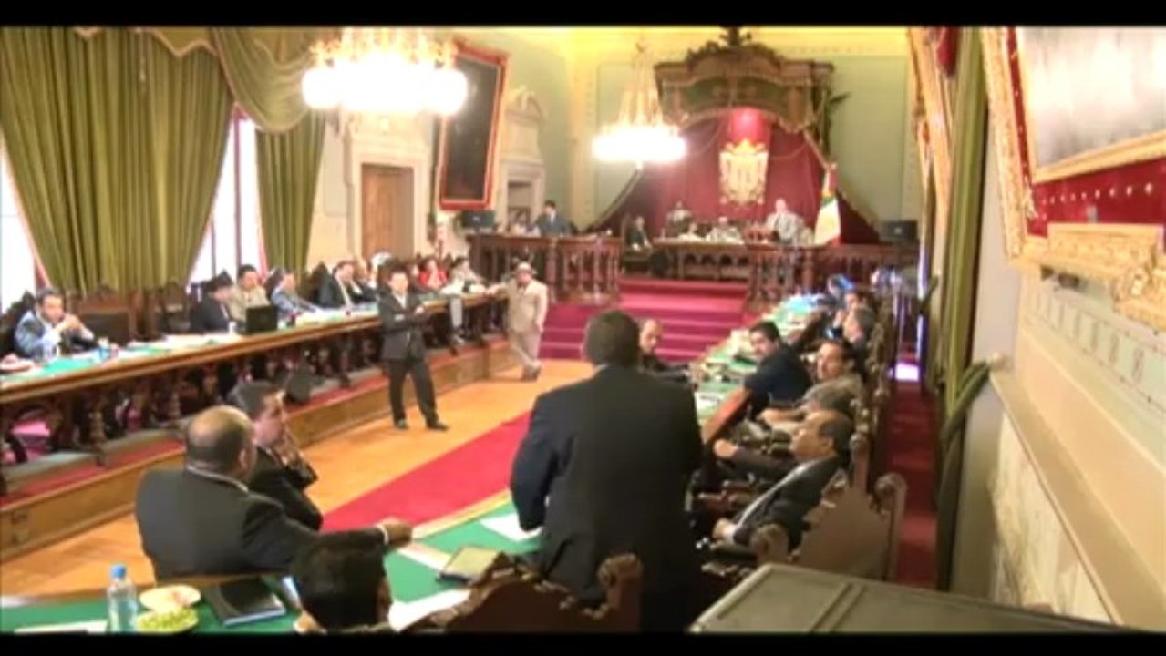 pleito en el congreso