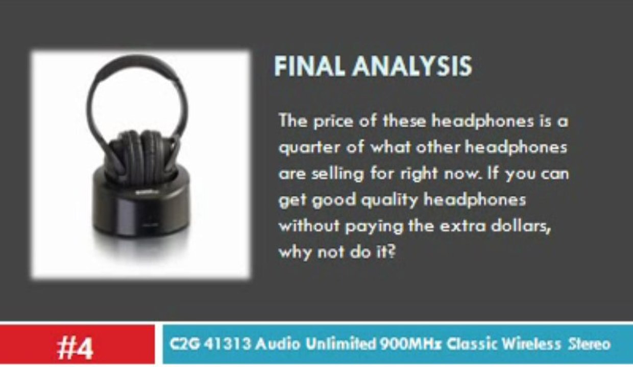 Best Wireless Headphones for TV Reviews