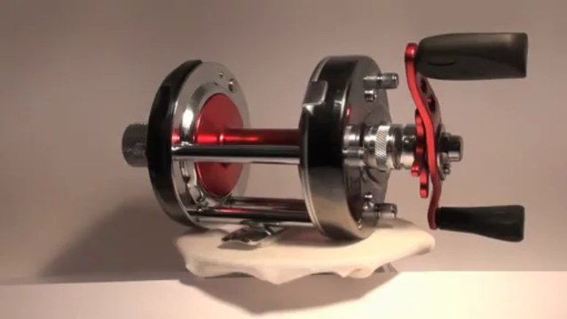 Abu 6500 PMR Bespoke Custom Build with akios red spool, handle and star drag