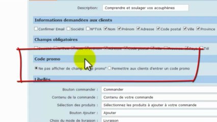 Comment créer des codes promo  ?