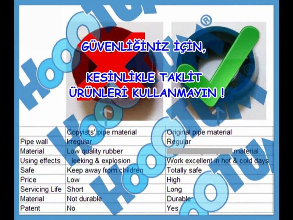 UZAYAN HORTUM | GÜVENLİĞİNİZ İÇİN, TAKLİT ÜRÜN KULLANMAYIN ! HOOOTUM