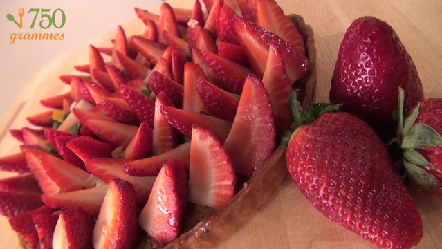 Recette de Tarte aux fraises acidulée - 750 Grammes