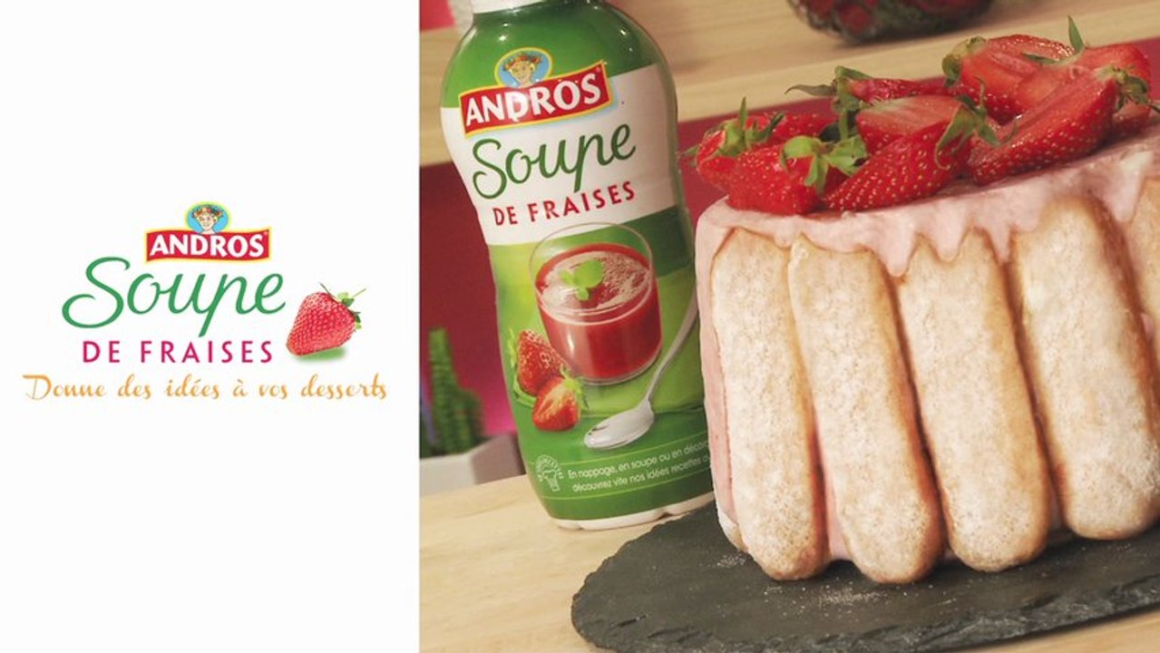 Recette de Charlotte aux fraises - 750 Grammes