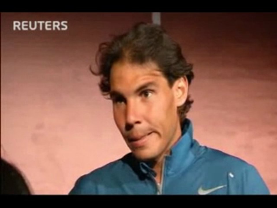 Rafa Nadal, Maria Sharapova, Serena Williams and Roger Federer at the Nike event in Paris 2013